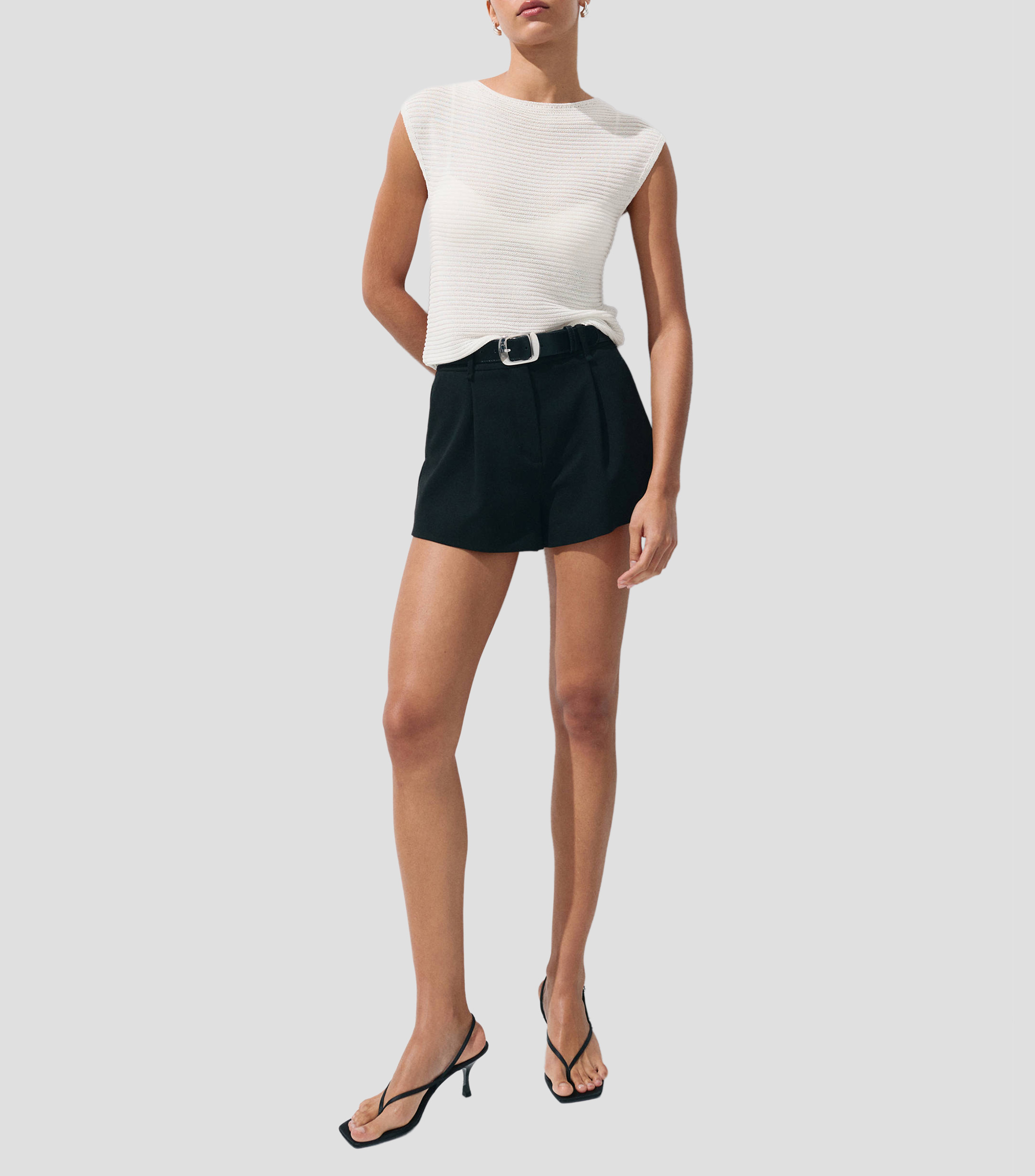 Suéter cuello redondo Mujer